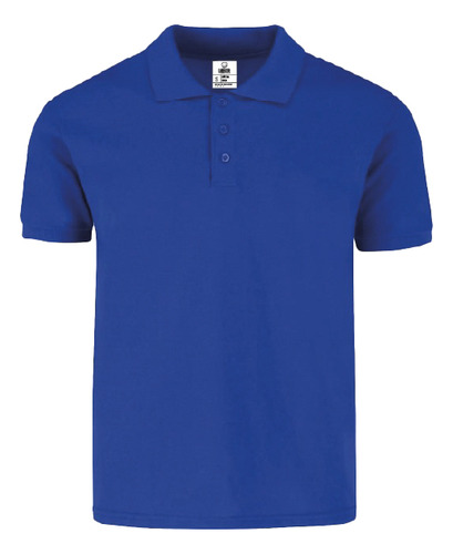 Remera Tipo Polo Azul Claro Labrador Talle M