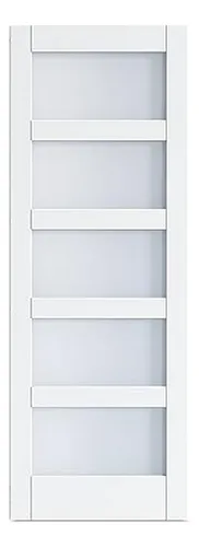Puerta Corredera De Vidrio De 30x84 Pulgadas, Panel De Mader