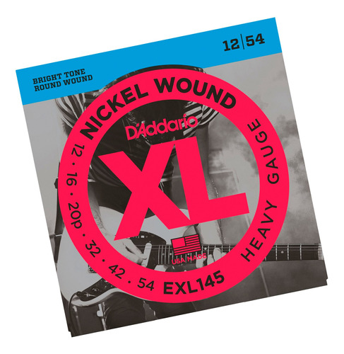 Encord Guitarra .012 D'addario Xl Nickel Wound Exl145