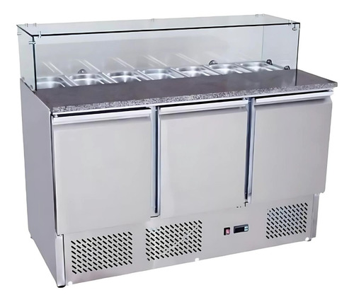 Meson Salsero Cupula De Vidrio 1.40 Mts Esl-3864 Bozzo