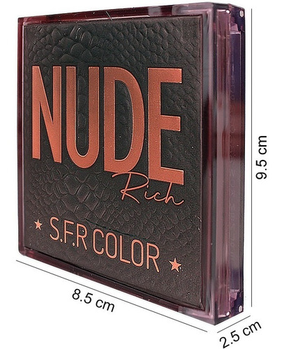 Sombras Nude Maquillaje De Ojos Mini Paleta 9 Tonos