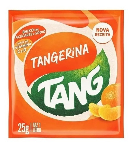 Suco De Tangerina Tang Em Pó Sem Glúten 25 G