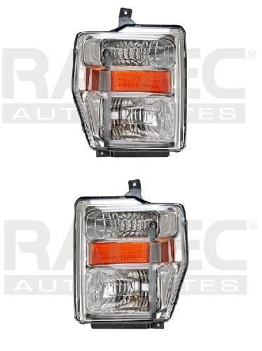 Par Juego Faros Ford Super Duty 2008 - 2010 Depo Sxc