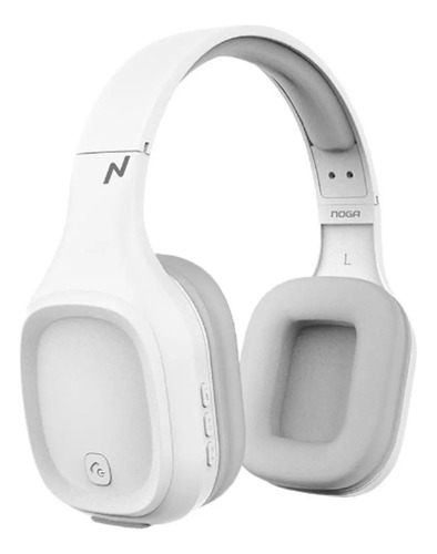 Auriculares Bluetooth Headset Noga Aris Ng-918bt Colores Color Blanco