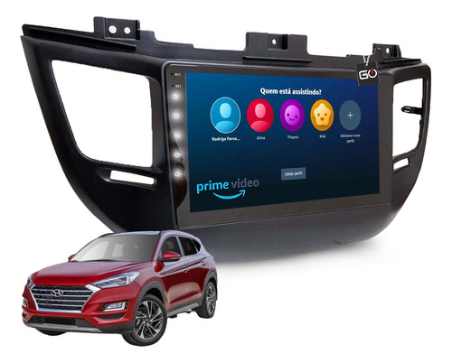 Multimidia Android Youtube New Tucson 2017-2023 Carplay 32gb
