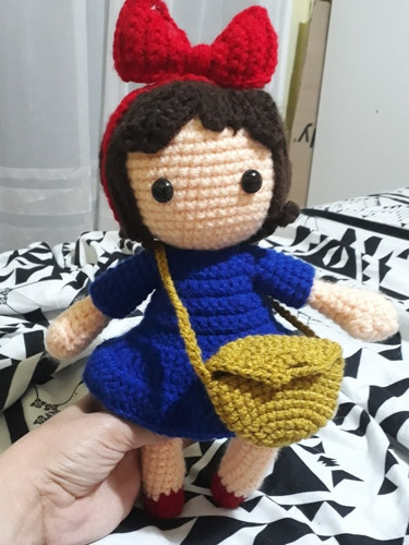 Muñeca En Crochet Inspirada En Kiki Delivery Service Ghibli