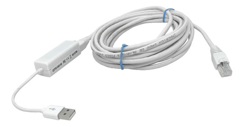 Cabo De Rede Via Usb De 2 Mt Plug Usb Pc C/ Roteador Modem