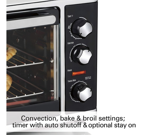Horno Eléctrico De Convección Hamilton Beach De 32 Litros (Reacondicionado)