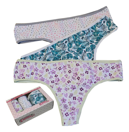 Pack En Caja 3 Culotte Less Estampados