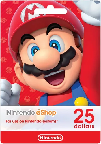 CARTÃO NINTENDO Eshop 3DS / WII U (CASH CARD) $100 Dólares - GCM