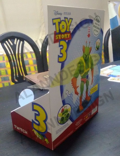Toy Story 3 Twitch Solo Caja Custom No Juguet Thinkway Toys (Usado)