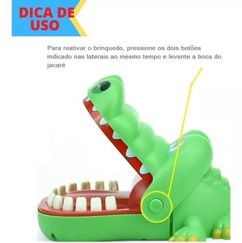 Jogo Dinossauro e Cachorro Bocão Brinquedo para Família Suspense