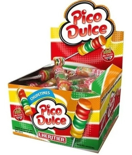 Chupetin Pico Dulce Lheritier caja de 24 unidades