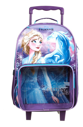 Imagem 5 de 9 de Combo (mala C/ Rodinhas + Lancheira + Estojo) Frozen Disney