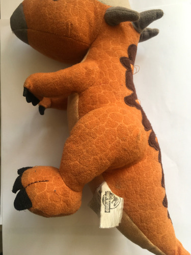 Jurassic World Peluche Pachycephalosaurus Mattel Original Café (Usado)