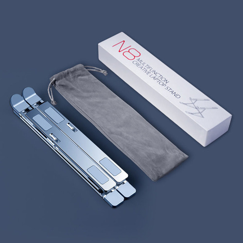 Suporte Duplo De Liga De Alumínio Ergonômico Para Laptop 11-