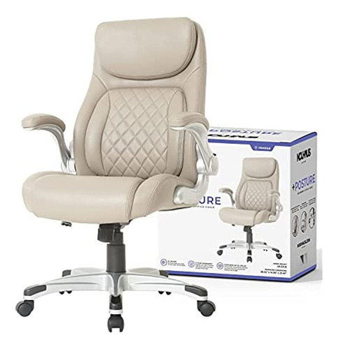 Silla De Oficina Nouhaus + Posture Ergonomica De Cuero Pu. S