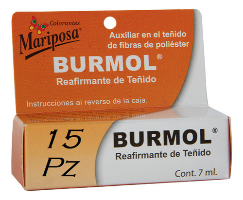 Fijador Mariposa Telas Sinteticas Poliester Burmol (15pz)