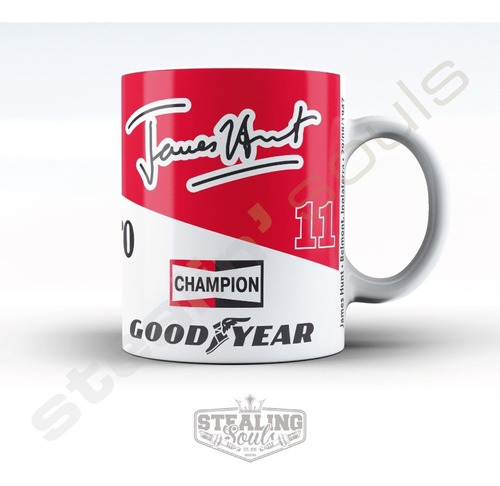 Taza De Porcelana Fierrera - James Hunt #03 | Formula 1 F1