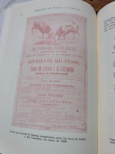 Los Toros En México En El Siglo X I X 1810 A 1863. Ed. 1938 (Usado)