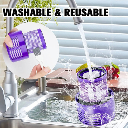 3 Filtros De Vacío For Dyson V10 Cyclone Series V10 Absolut