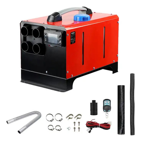 Calefactor Portatil Gasoil 8 Kw 12v  + Kit Instalsaciom