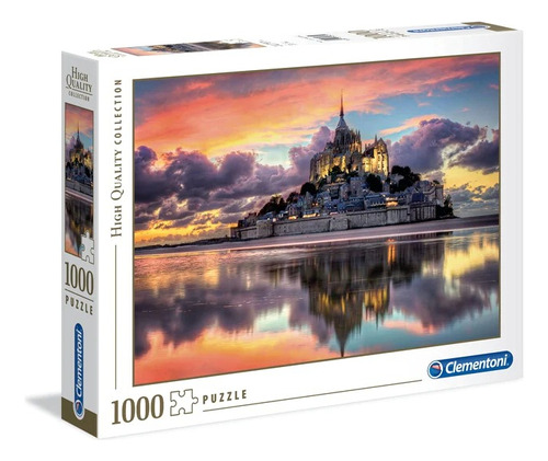 Puzzle Le Magnifique Mont Saint Mich  1000 Piezas Clementoni