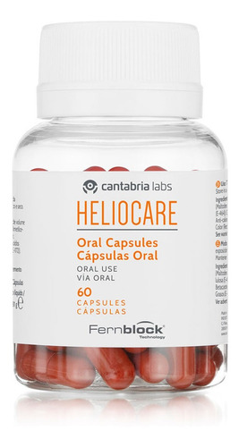 Heliocare Polypodium 60 Cápsulas Pote 33.81 G