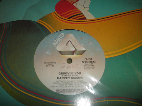 Disco Remix Vinyl Importd Harvey Mason - Groovin' You (1979)