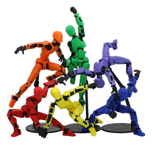 Maniquí Muñeco Articulado Impreso 3d Altura 21 Cm (dummy 13)