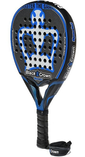 Paleta Padel Black Crown Special S - Local Olivos Color Negro/azul