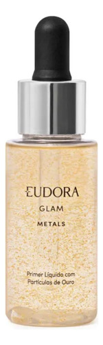 Primer Facial Líquido Glam Metals 32ml Tom Do Primer Dourado