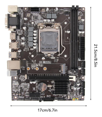 H310 Lga 1151 Placa Base, Ranura De Memoria Ddr4 Ddr4, Lga11
