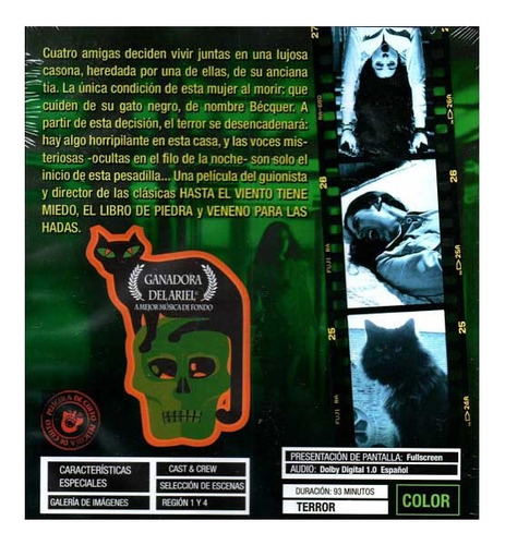Más Negro Que La Noche (1975) Carlos E. Taboada Película Dvd