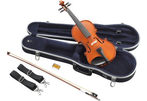Violino acústico de cor natural Yamaha V3ska com estojo e laço