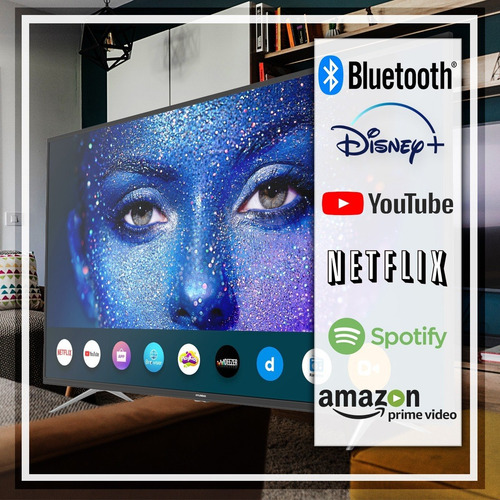 Smart Tv Led 4k Televisor Uhd 58 Pulgadas Netflix App Promo