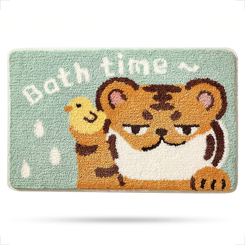 Olesun Linda Alfombra Baño Tigre 20 X 31  Antideslizante