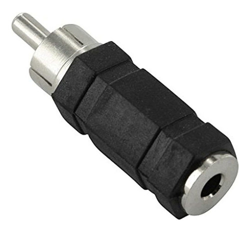 Installerparts Rca Plug To 35mm 18 Mono Jack Adapter Black W