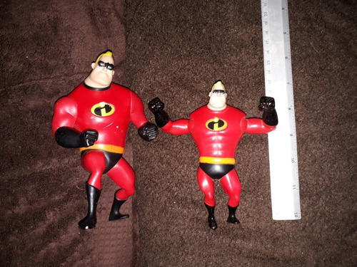 2 Figuras Accion De Mr Increible Sueltos Disney Pixar 