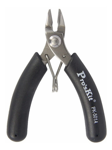 Imagen 3 de 5 de Alicatemicro Corte Pinza Acero Proskit 1pk-501a Trabajo 90mm