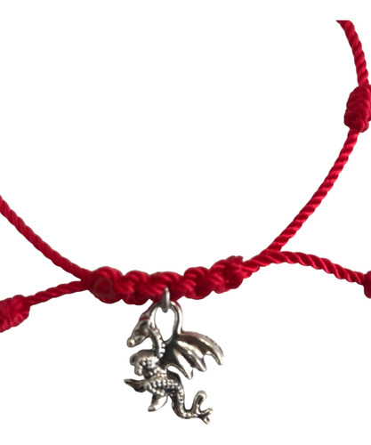 Pulsera Prosperidad Suerte Riqueza Velada Dije Dragón Chino 