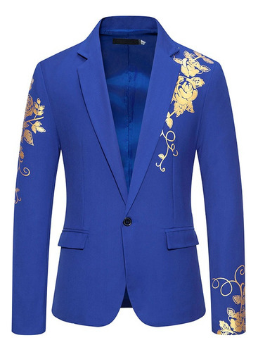 Blazers Elegantes Para Hombre Con Estampado De Cachemir Dora