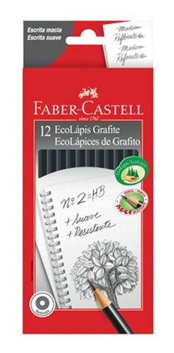 Lápiz Grafito Caja 12 Uni. Faber Castell
