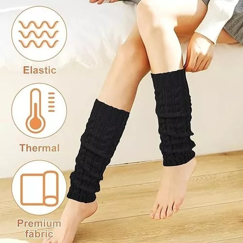 Para 3 Pares De Calentadores De Piernas De Invierno Para