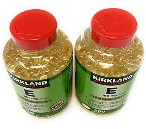 Kirkland Signature, Vitamin E 400 Ui Brdqt 500 Cápsulas Blan