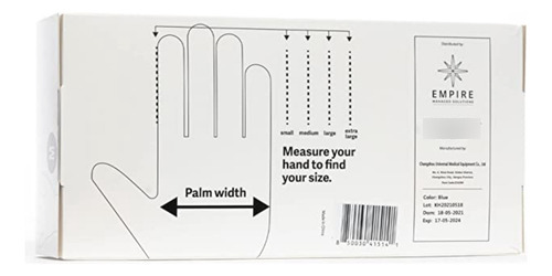 Guantes Nitrilo Libre Latex No Polvo Uso Medico Multiusos