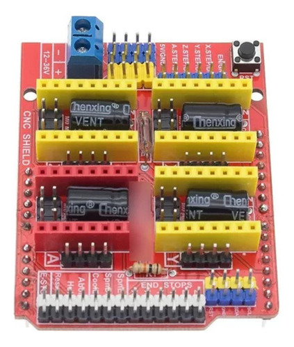 Escudo Cnc Shield V3 Para Impressora 3d Reprap Arduino