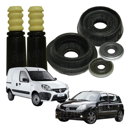 Kit Coxim Batente Amortecedor Dianteiro Renault Clio Kangoo