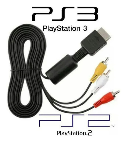 Cable Audio Y Video Play Station 2