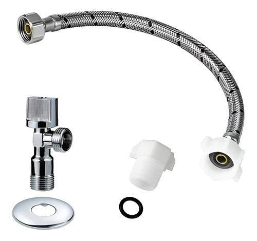 Kit Set Llave Angular Con Flexible 1/2* 7/8 25cm Taumm